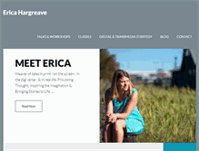 Tablet Screenshot of ericahargreave.com